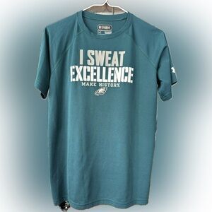 Youth Dri-fit PHL Eagles shirts and visor.